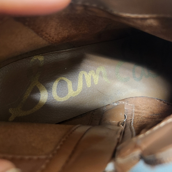 Sam Edelman Petty brown tan booties Booties Sz 11 - Picture 6 of 8